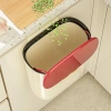Kitchen-specific no-bending kitchen waste trash can, household 2025 new model, large wall-mounted paper basket with lid for bathroom Item Picture